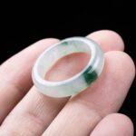 Nhẫn Ngọc Bích Tự Nhiên Xanh Hoa Bay - Ảnh 3