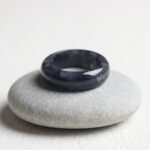 Nhẫn Ngọc Bích Gà Đen Tự Nhiên - Ảnh 2